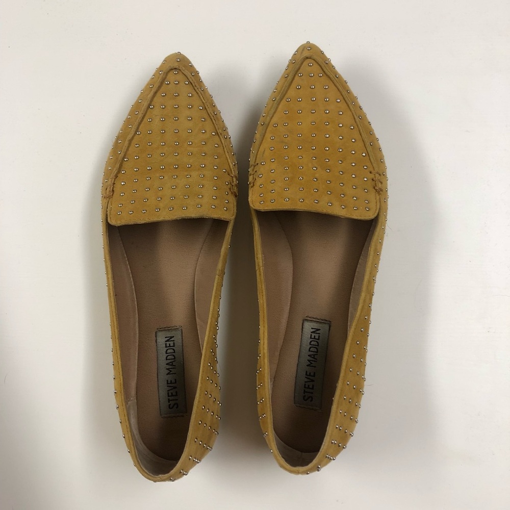 Steve Madden Feather flat in mustard